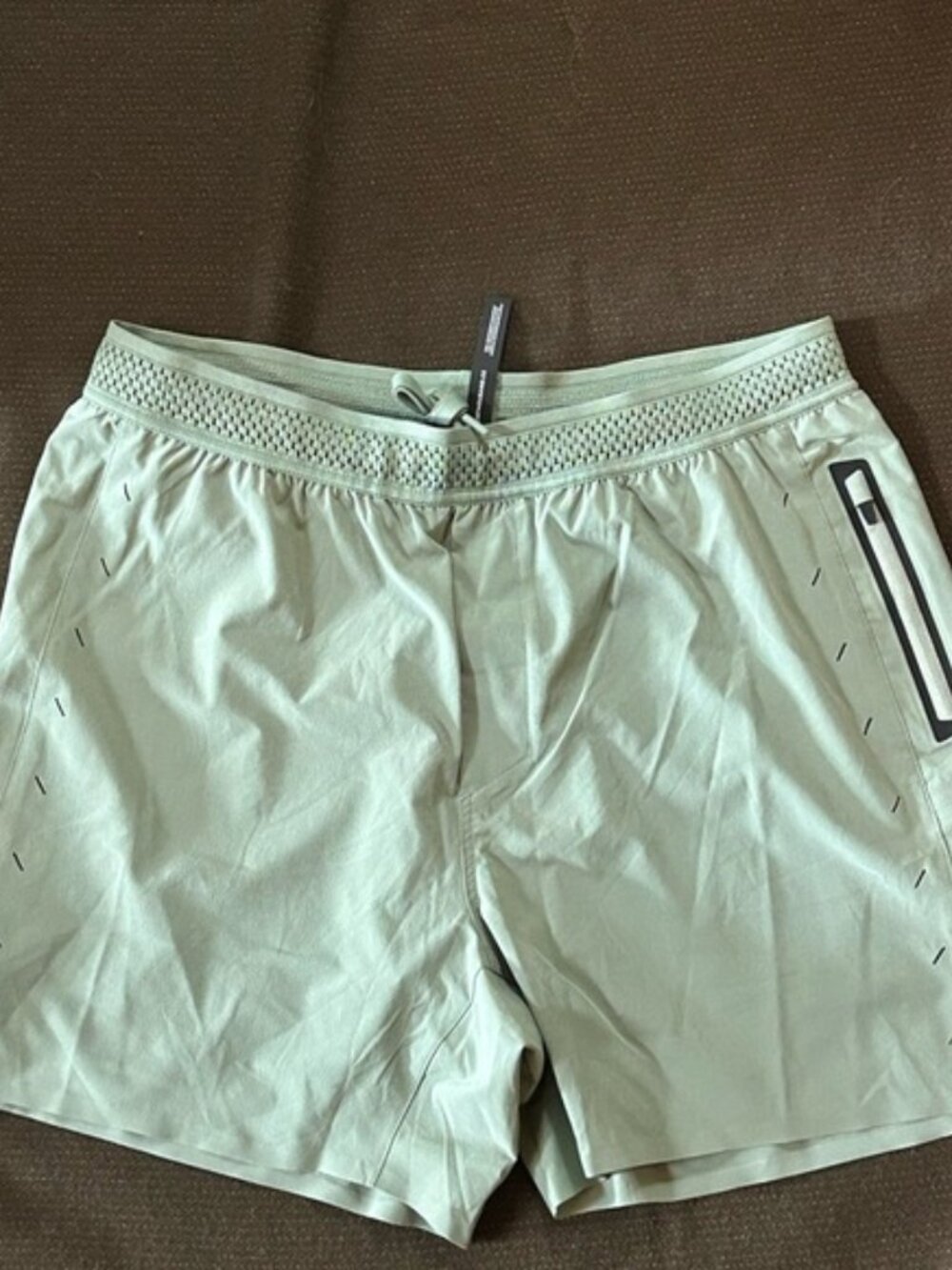 NWOT Ten Thousand Light Green Session Short (No Liner) 7" Size Small